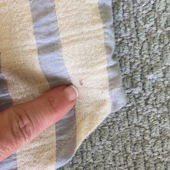 Large Off Shoulder Striped Eiffel Designs Top - Picture 10 of 11